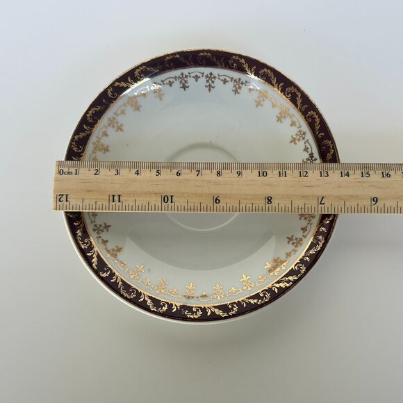 Alfred Meaking Golden Mae Tea Cups, Saucers & Creamer Made in England - Picture 14 of 14